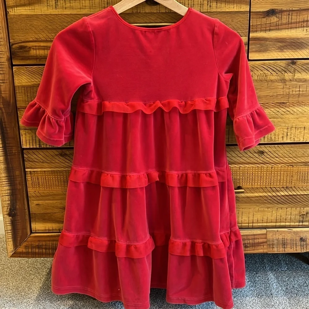 Hanna Andersson Girl’s Twirl Velour Dress